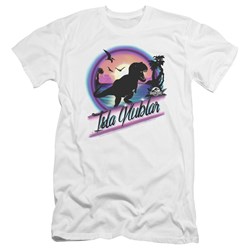 Jurassic Park - Mens Prehistoric Walk Premium Slim Fit T-Shirt