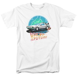 Back To The Future - Mens Bttf Airbrush T-Shirt