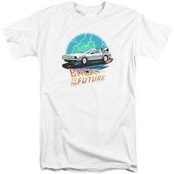 Back To The Future - Mens Bttf Airbrush Tall T-Shirt