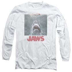 Jaws - Mens Distressed Jaws Long Sleeve T-Shirt