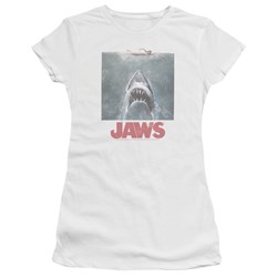 Jaws - Juniors Distressed Jaws T-Shirt
