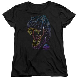 Jurassic Park - Womens Neon T-Rex T-Shirt
