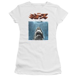 Jaws - Juniors Japanese Poster T-Shirt