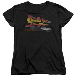 Back To The Future - Womens Japanese Delorean T-Shirt