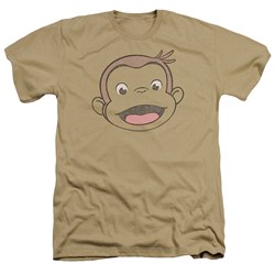 Curious George - Mens Heathered George Heather T-Shirt