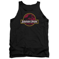 Jurassic Park - Mens 8-Bit Logo Tank Top