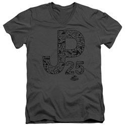 Jurassic Park - Mens Jp25 V-Neck T-Shirt