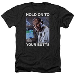Jurassic Park - Mens Hold Onto Heather T-Shirt