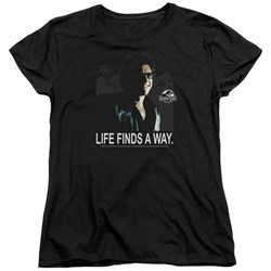 Jurassic Park - Womens Life Finds A Way T-Shirt