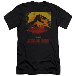Jurassic Park - Mens Welcome To Jp Premium Slim Fit T-Shirt