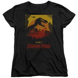 Jurassic Park - Womens Welcome To Jp T-Shirt