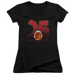 Jurassic Park - Juniors Amber V-Neck T-Shirt