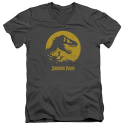 Jurassic Park - Mens T Rex Sphere V-Neck T-Shirt