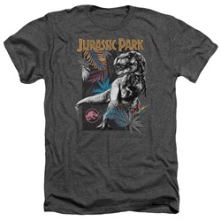 Jurassic Park - Mens Foliage Heather T-Shirt