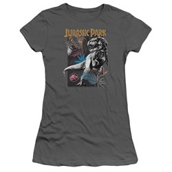 Jurassic Park - Juniors Foliage T-Shirt