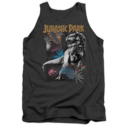 Jurassic Park - Mens Foliage Tank Top