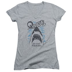 Jaws - Juniors Big Game Fishing V-Neck T-Shirt