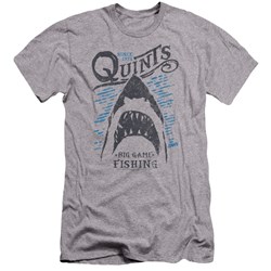 Jaws - Mens Big Game Fishing Premium Slim Fit T-Shirt