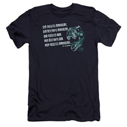 Jurassic Park - Mens God Creates Dinosaurs Premium Slim Fit T-Shirt