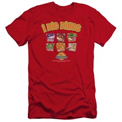 Land Before Time - Mens I Dig Dinos Premium Slim Fit T-Shirt