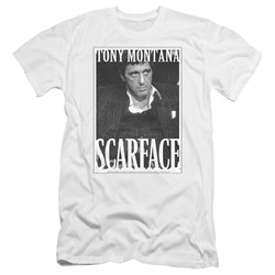 Scarface - Mens Business Face Premium Slim Fit T-Shirt
