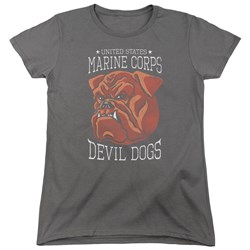 Us Marine Corps - Womens Devil Dogs T-Shirt