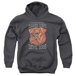 Us Marine Corps - Youth Devil Dogs Pullover Hoodie