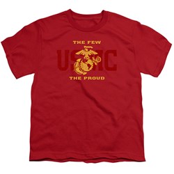 Us Marine Corps - Youth Split Tag T-Shirt