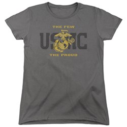 Us Marine Corps - Womens Split Tag T-Shirt