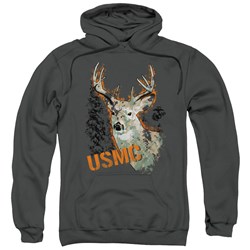 Us Marine Corps - Mens Marine Deer Pullover Hoodie