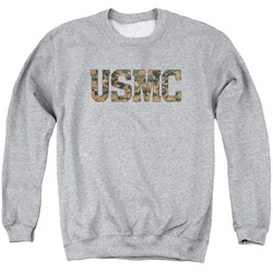 Us Marine Corps - Mens Usmc Camo Fill Sweater