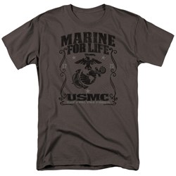 Us Marine Corps - Mens For Life T-Shirt