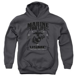 Us Marine Corps - Youth For Life Pullover Hoodie