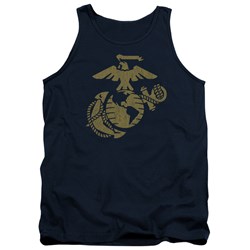 Us Marine Corps - Mens Gold Emblem Tank Top