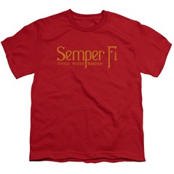 Us Marine Corps - Youth Semper Fi T-Shirt