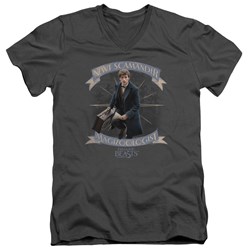Fantastic Beasts - Mens Newt Scamander V-Neck T-Shirt