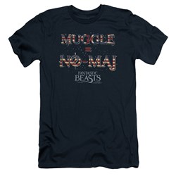Fantastic Beasts - Mens Uk Us No Maj Premium Slim Fit T-Shirt