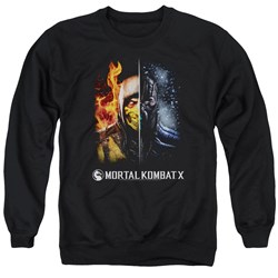 Mortal Kombat - Mens Fire And Ice Sweater