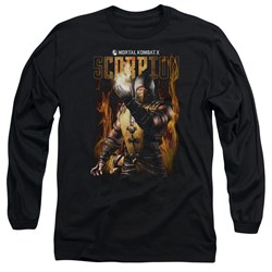 Mortal Kombat - Mens Scorpion Long Sleeve T-Shirt