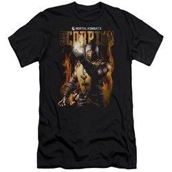 Mortal Kombat - Mens Scorpion Slim Fit T-Shirt