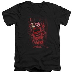 Nightmare On Elm Street - Mens One Two Freddys Coming For You V-Neck T-Shirt