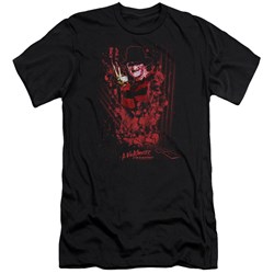 Nightmare On Elm Street - Mens One Two Freddys Coming For You Premium Slim Fit T-Shirt