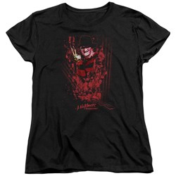 Nightmare On Elm Street - Womens One Two Freddys Coming For You T-Shirt