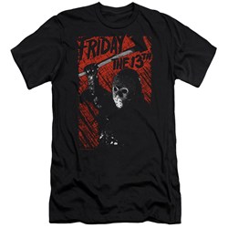 Friday The 13Th - Mens Jason Lives Premium Slim Fit T-Shirt