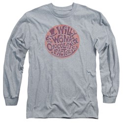Willy Wonka And The Chocolate Factory - Mens Circle Logo Long Sleeve T-Shirt