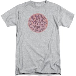 Willy Wonka And The Chocolate Factory - Mens Circle Logo Tall T-Shirt