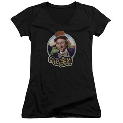Willy Wonka And The Chocolate Factory - Juniors Its Scrumdiddlyumptious V-Neck T-Shirt
