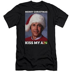 Christmas Vacation - Mens Merry Kiss Premium Slim Fit T-Shirt
