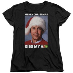 Christmas Vacation - Womens Merry Kiss T-Shirt