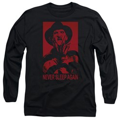 Nightmare On Elm Street - Mens Never Sleep Again Long Sleeve T-Shirt